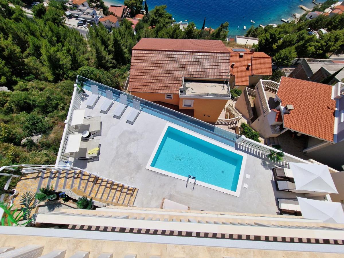 Big Panorama Villa, For 21 Person In Omis سيلينا المظهر الخارجي الصورة